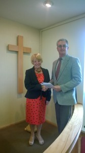 Cowpen Methodist Church welcomed Annie Lawson into membership 